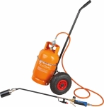 Désherbeur thermique sur chariot avec 5m de tuyau et détendeur