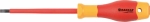 Tournevis plat 2,5x75mm isolé 1000V