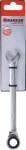 Clé mixte coudée à cliquet de 11mm avec inverseur - carte