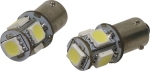 Ampoule témoin LED 12V 1,5W BAY9s - blister de 2 pcs
