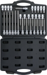 Douilles tournevis 1/2" avec embout hexagonal - coffret de 30 pcs