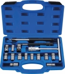 Alésoirs de siège d'injecteur - coffret de 17 pcs