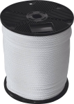 Cordage polypropylène blanc 14mm - bobine présentoir de 48m