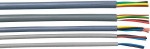 Câble multi-conducteur H05VVF 2x1mm² gris - Bobine de 25m