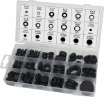 Passe-câbles en caoutchouc - coffret de 125 pcs