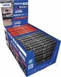 Présentoir de 144 feutres double pointe DURA-INK® DUAL TIP - mix noir et rouge