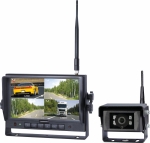Caméra de recul 12/24V en kit - écran wifi 7" fractionné/caméra wifi