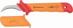 Couteau à dégainer courbé 180mm isolé 1000V
