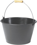 Seau plastique 16L à vendange gradué poignée bois 385mm