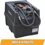 Cuve de ravitaillement gasoil PE 200L avec kit pompe à gasoil 12V 45 l/min et pistolet automatique