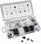 Clips de fixation en PVC - pour moldings Peugeot/Citroën - coffret de 80 pcs