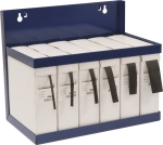 Gaine thermorétractable 2:1 présentoir métallique de 6 boîtes