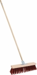 Balai de cantonnier poils PVC 400x75mm avec manche bois Balai de cantonnier poils PVC 400x75mm avec manche bois