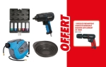 Enrouleur automatique de tuyau d'air 8mm 10m - clé à chocs 1/2" - accessoires