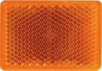 Catadioptre rectangle 56x39mm adhésif orange Catadioptre rectangle 56x39mm adhésif orange
