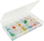 Fusible enfichable mini/standard/maxi assortiment - coffret de 166 pcs