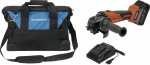 Meuleuse d'angle 125mm 20V - 1 batterie 4Ah Li-ion - chargeur - sac de transport