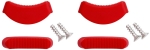 Lot de 4 mâchoires de rechange pour pinces 81 1x 250 rouges mono-composant