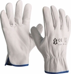 Gants de maîtrise tout cuir fleur de buffle T.10