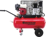 Compresseur roulant thermique essence 100L 5CV moteur Honda