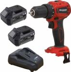 Perceuse visseuse brushless 20V 40Nm 2 batteries 4Ah Li-ion - mallette