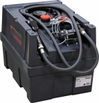Cuve de ravitaillement gasoil PE 200L avec kit pompe à gasoil 12V 45 l/min et pistolet automatique