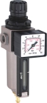 Régulateur avec filtre à air femelle 1/4" avec manomètre