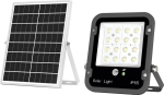 Projecteur LED solaire 2000 lumens 13,5W avec télécommande - Panneau déporté
