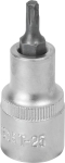 Douille tournevis 1/2" avec embout 55mm Torx® T25
