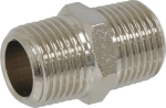 Raccord mamelon filetage mâle 1/2" - blister de 2 pcs