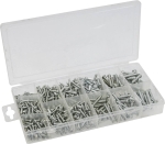 Vis auto-taraudeuses métal à tête ronde de M4 à M10 - coffret de 550 pcs Vis auto-taraudeuses métal à tête ronde de M4 à M10 - coffret de 550 pcs