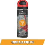 Peinture traceur de chantier 12 mois rouge fluo - aérosol 500ml