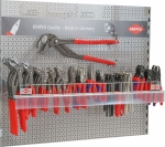 Pinces assortiment - présentoir pour gondole de 53 pcs 200x1000mm Pinces assortiment - présentoir pour gondole de 53 pcs 200x1000mm