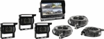 Kit caméra de recul écran couleur 7" multivision avec 3 caméras + 2 câbles de 15m + 1 câble de 10m Kit caméra de recul écran couleur 7" multivision avec 3 caméras + 2 câbles de 15m + 1 câble de 10m
