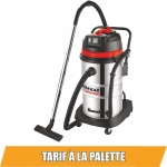Aspirateur eau et poussière 50L 230V 1200W cuve inox basculante/prise électroportatif