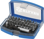 Embout hexagonal 1/4" acier CRV - boîte PVC de 32 pcs Embout hexagonal 1/4" acier CRV - boîte PVC de 32 pcs