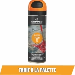 Peinture traceur de chantier 12 mois orange fluo - aérosol 500ml