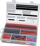 Gaine thermorétractable 2:1 multicolore et connexion étanche - Coffret de 170 pcs