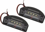 Feu éclaireur de plaque LED 12/24V entraxe 54,5mm- blister de 2 pcs