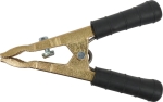 Pince laiton mors plat noire 350A 168mm