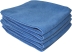 Microfibre 300 g/m² 400x400mm bleue - lot de 5 pcs