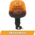 Gyrophare LED double flash 12/24V sur tige flexible