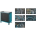 Servante d'atelier 8 tiroirs composée de 440 outils - modules mousse