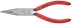 Pince à becs longs avec becs demi-ronds 160mm - Gainage PVC - Tête polie