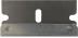 Lame rectangle 19x40mm pour grattoir - blister de 10 pcs