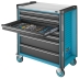 Servante d'atelier 8 tiroirs composée de 440 outils - modules mousse