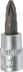 Douille tournevis 1/4" avec embout 37mm Pozidriv PZ2