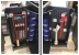 Servante d'atelier 7 tiroirs et 2 portes latérales composée de 107 outils PL - modules finition carbone