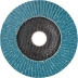 Disque à lamelles 125x22mm GR 40 - lot de 10 pcs