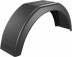 Garde-boue plastique noir 13'